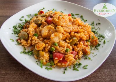 paella preparate la wok