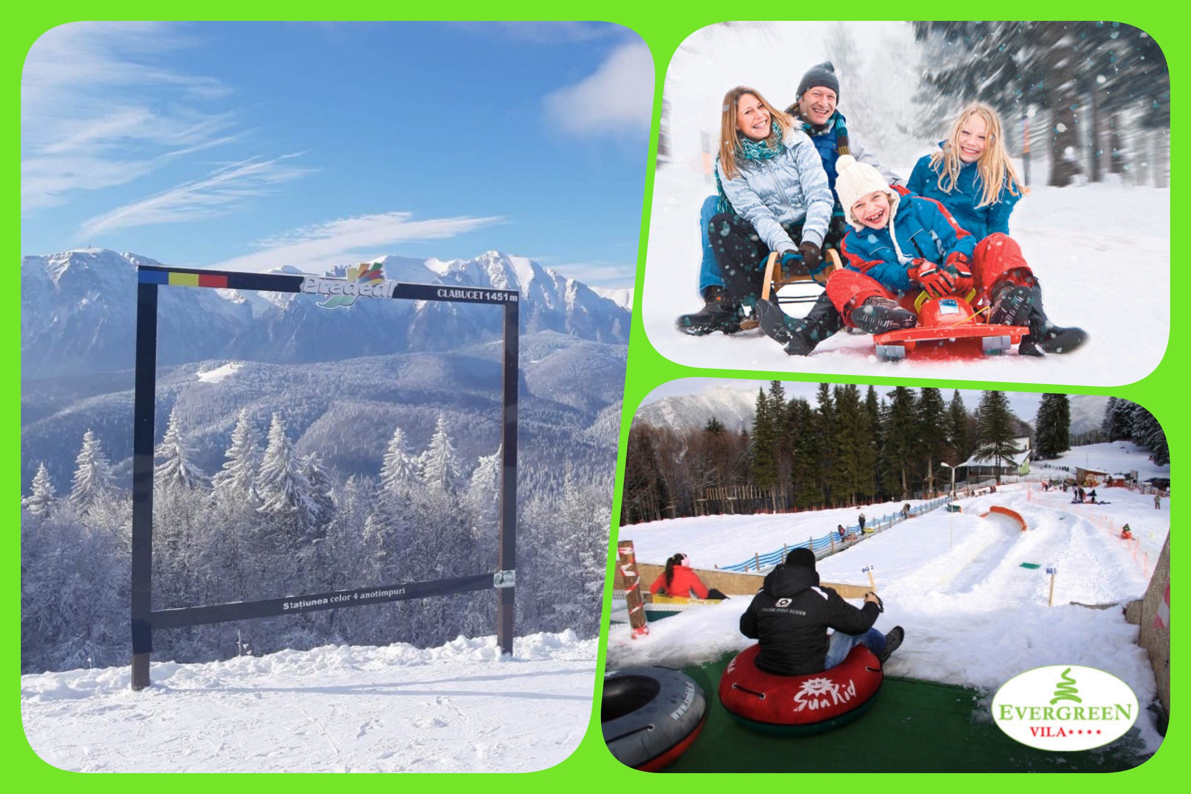 Ski si sanius iarna in Predeal