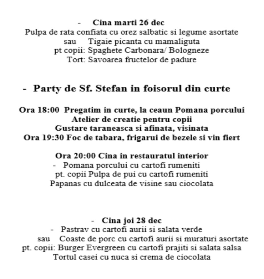 Meniu Sf Stefan 24